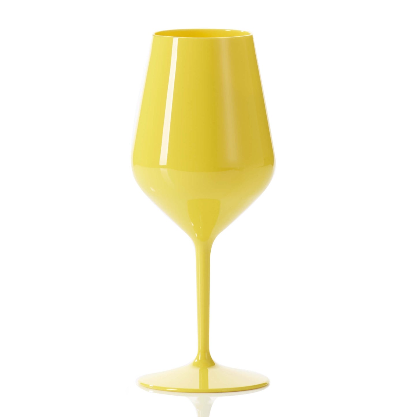 Goldplast Wine Cocktail Set 6 Calici Gialli in Tritan Infrangibili da 470 ml