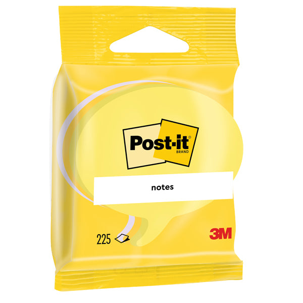 Blocco foglietti fumetto - 2007-SB - 70 x 70 mm - giallo/giallo neon/bianco - 225 fogli - Post-it