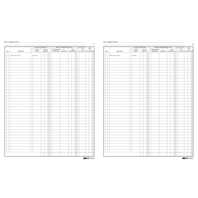 Registro cespiti ammortizzabili - 31 x 24,5cm - 47pg - numerate - Edipro