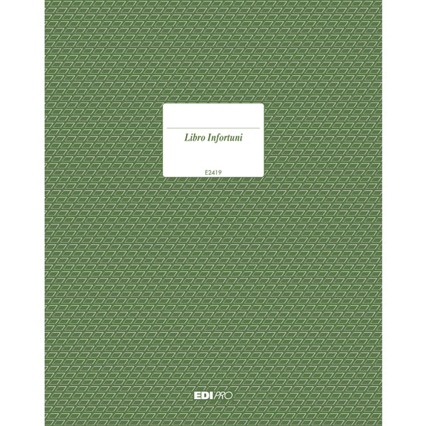 Registro infortuni - 31 x 24,5cm - 15 pagine - Edipro