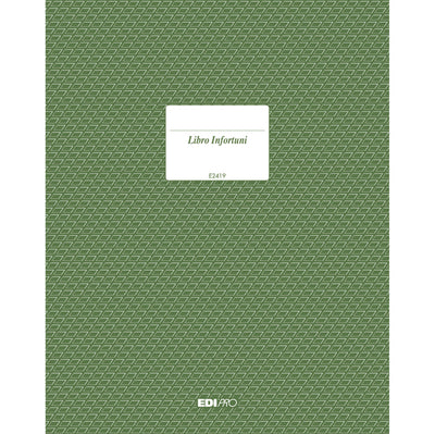 Registro infortuni - 31 x 24,5cm - 15 pagine - Edipro