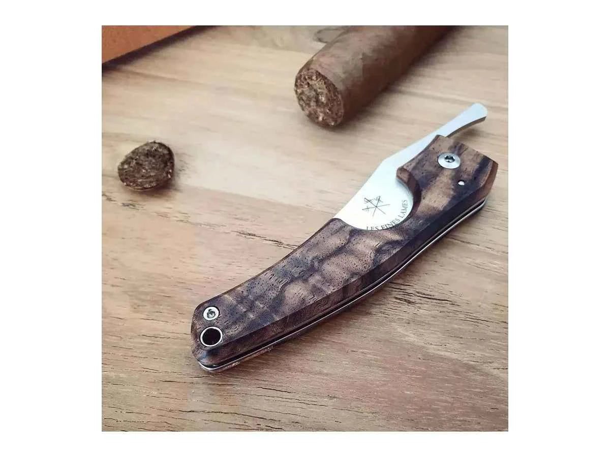 Les Fines Lames TAGLIASIGARI LE PETIT GUNSTOCK WALNUT BURL