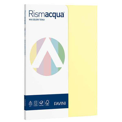 Carta Rismacqua Small - A4 - 90 gr - mix 5 colori - Favini - conf. 100 fogli