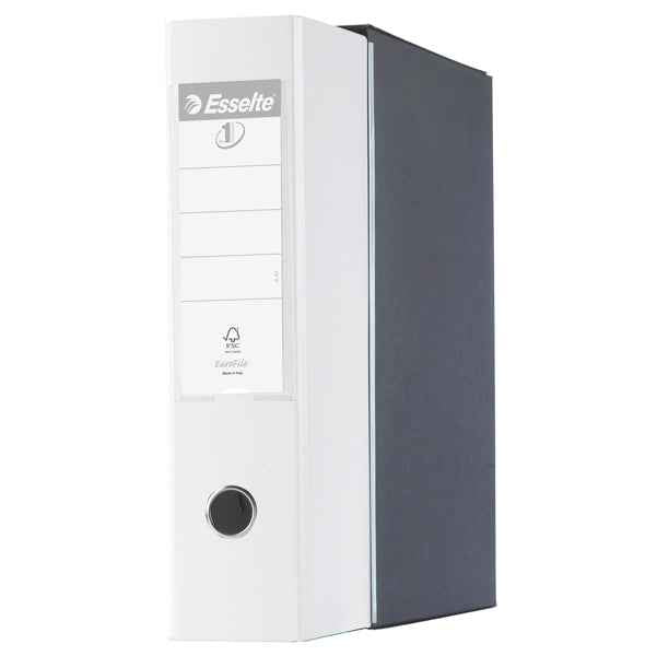 Registratore Eurofile G55 - dorso 8 cm - protocollo 23 x 33 cm - bianco - Esselte