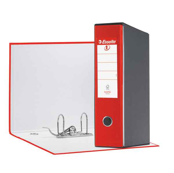 Registratore Eurofile G55 - dorso 8 cm - protocollo 23 x 33 cm - rosso - Esselte