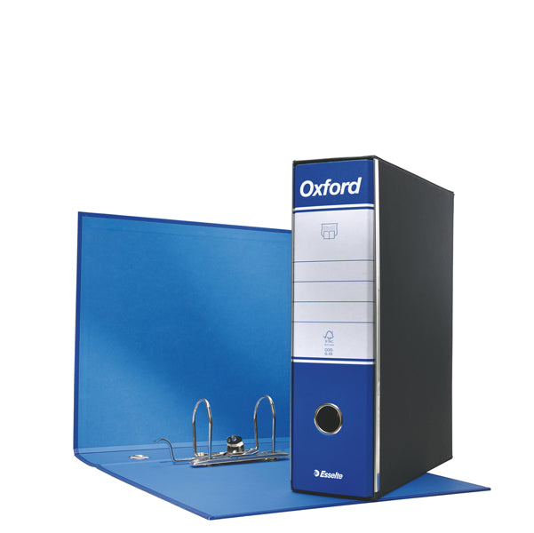 Registratore Oxford G83 - dorso 8 cm - commerciale 23 x 30 cm - blu - Esselte