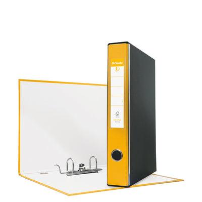 Registratore Eurofile G54 - dorso 5 cm - protocollo 23 x 33 cm - giallo - Esselte