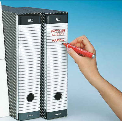 Registratore Delso Line G13 - dorso 8 cm - commerciale 23 x 30 cm - grigio - Esselte