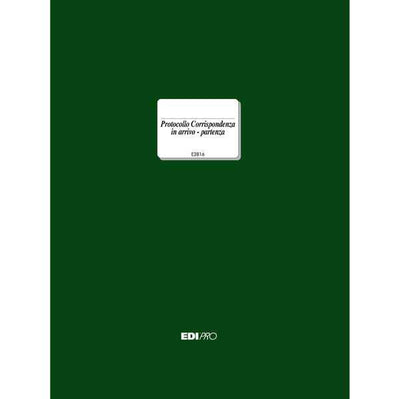 Registro corrispondenza arrivo/partenza - 31 x 24,5cm - 200 fogli - Edipro