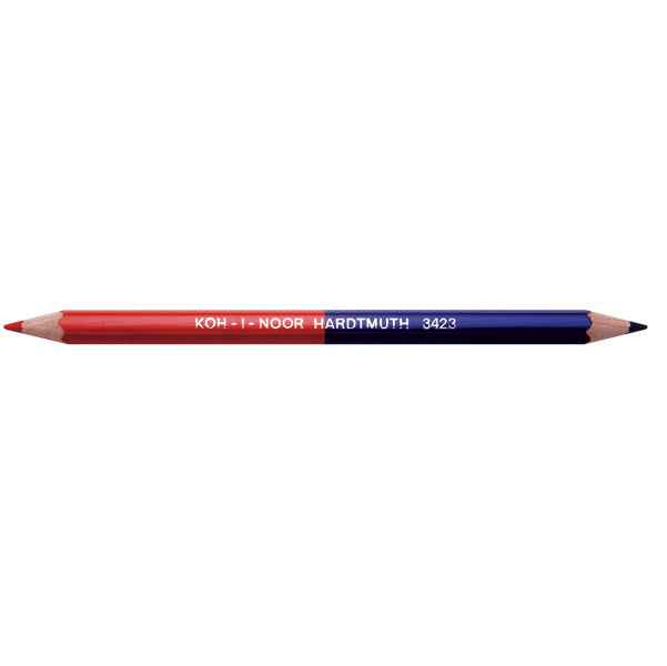 Matita bicolore grossa - rosso/blu - Koh.I.Noor - conf. 12 pezzi
