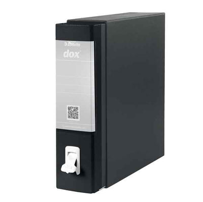 Registratore Dox 1 - dorso 8 cm - commerciale 23 x 29,7 cm - nero - Esselte Dox