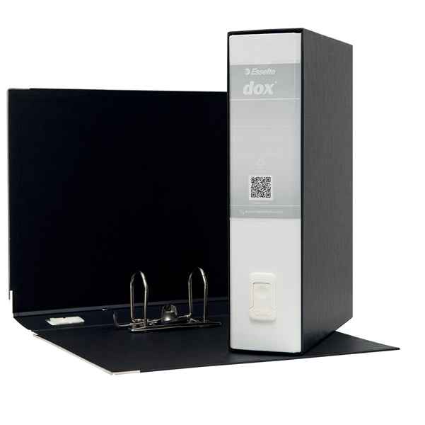 Registratore Dox 2 - dorso 8 cm - protocollo 23 x 34 cm - bianco - Esselte Dox