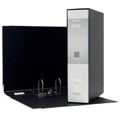 Registratore Dox 2 - dorso 8 cm - protocollo 23 x 34 cm - bianco - Esselte Dox