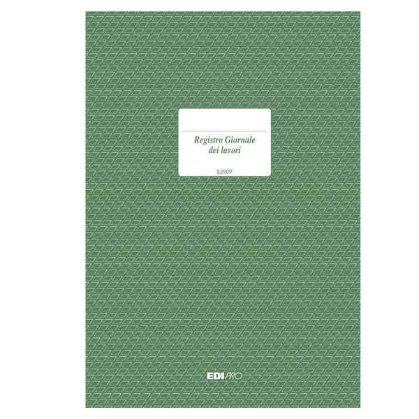 Registro giornale lavori - 31 x 21cm - 47pg - numerate - Edipro