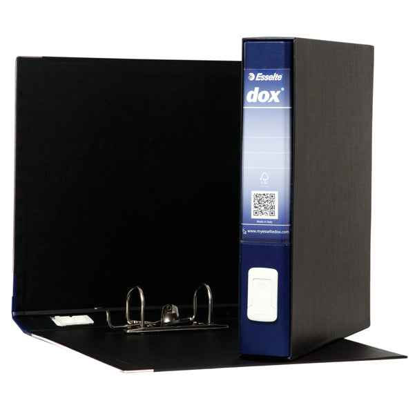 Registratore Dox 4 - dorso 5 cm - commerciale 23 x 29,7 cm - blu - Esselte Dox