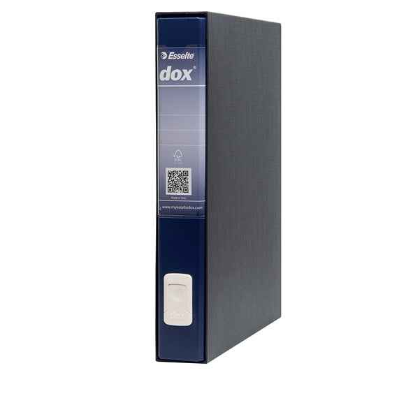 Registratore Dox 5 - dorso 5 cm - protocollo 23 x 34 cm - blu - Esselte Dox