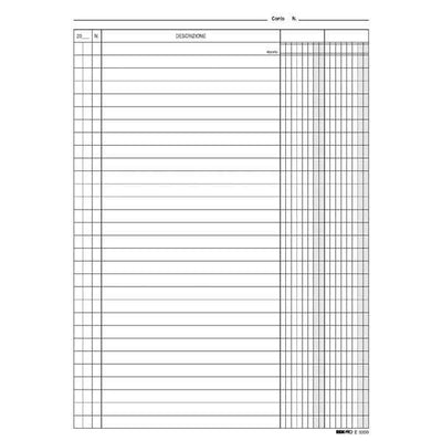 Schede - 2 colonne - 24 x 17 cm (verticale) - Edipro - conf. 100 pezzi