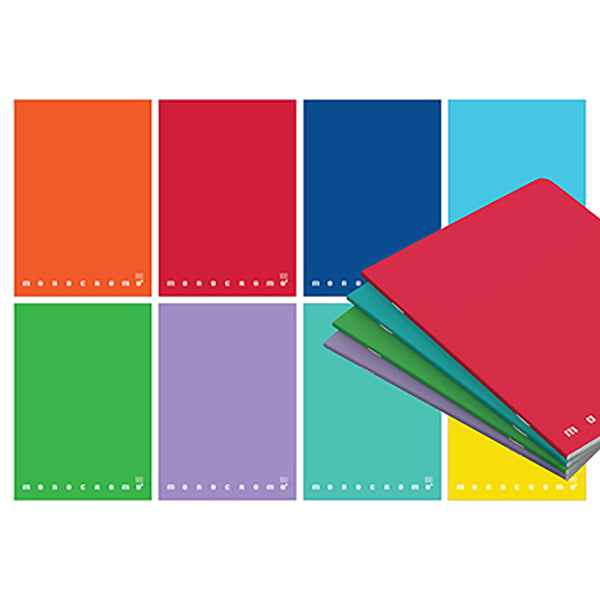 Maxiquaderno Monocromo - A4 - 1 rigo - 38 fogli - 100gr - Pigna