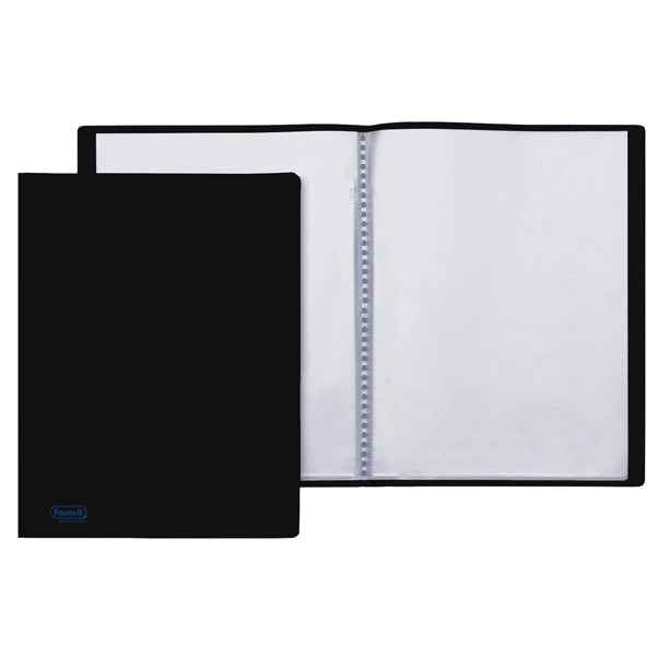 Portalistini Sviluppo - buccia - PP - 22 x 30 cm - 30 buste - nero - Favorit