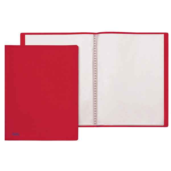 Portalistini Sviluppo - buccia - PP - 22 x 30 cm - 40 buste - rosso - Favorit