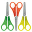 Forbici per mancini centimetrate - 13,5 cm - colori assortiti - Lebez - barattolo 24 pezzi