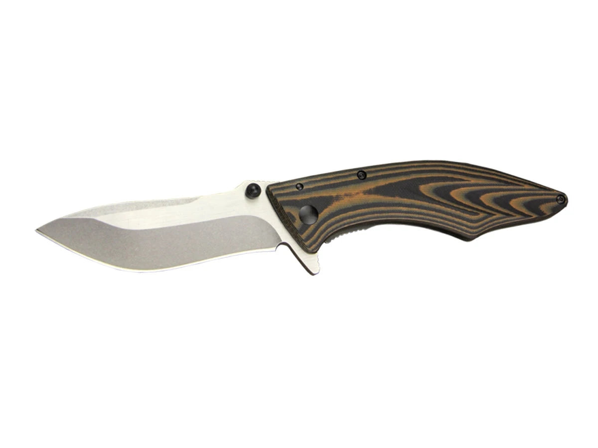 Outdoor Edge Conquer 3.0 acciaio 8Cr13MoV manico G-10 420J2 lama 7,6 cm 82 gr Flipper Frame Lock - vista principale
