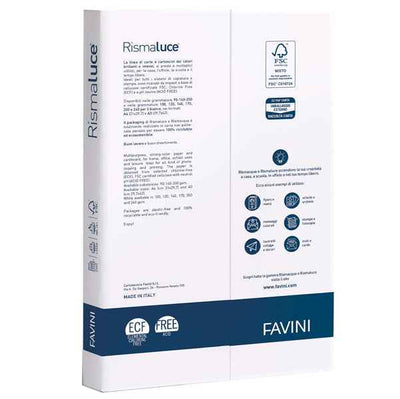 Carta Rismaluce - A4 - 240 gr - bianco - Favini - conf. 100 fogli