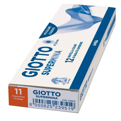 Pastello Supermina - mina 3,8 mm - arancione 11 - Giotto