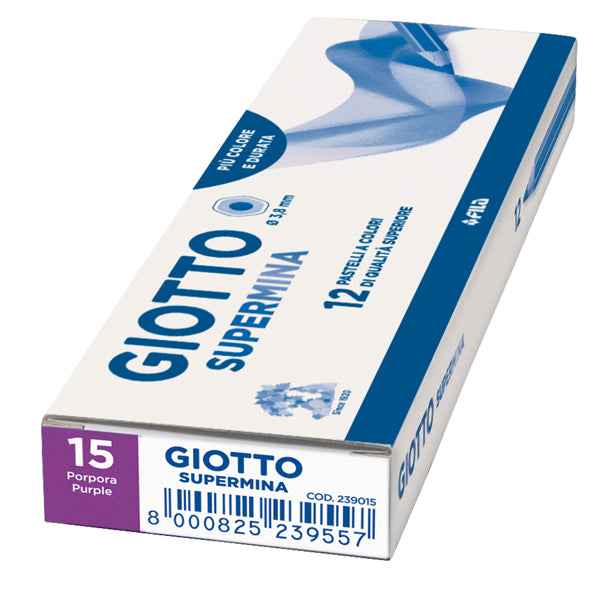 Pastello Supermina - mina 3,8 mm - porpora 15 - Giotto
