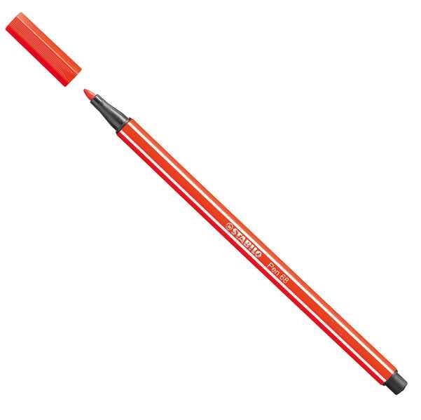 Pennarello Pen 68 - rosso chiaro 40 - Stabilo