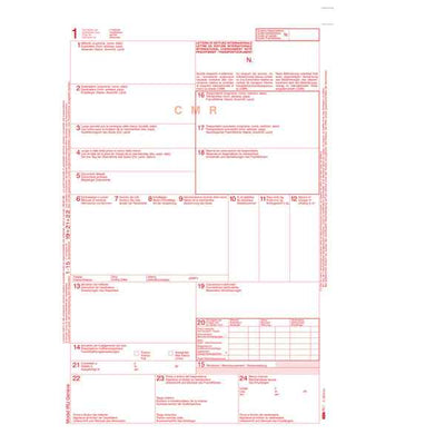 C.M.R. lettera vettura internazionale - 5 copie snap - 29,7 x 21cm - 50 fogli - Edipro