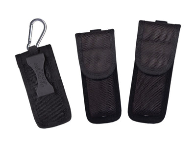 Outdoor Edge Multi-Use Holster 4 pollici Cordura clip Zytel dettaglio attacco