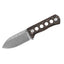 Coltello da collo QSP Canary Damascus manico CF rame QS141-F