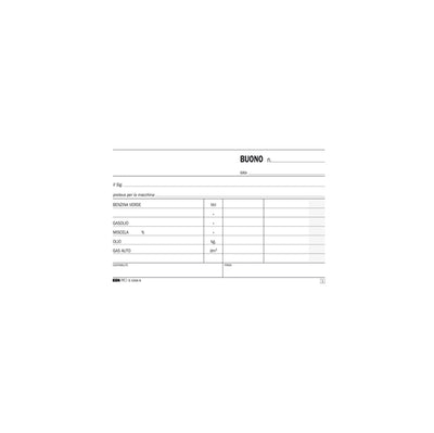 Blocco prelievo carburante - 50/50 fogli autoricalcanti - 9,9 x 17cm - Edipro