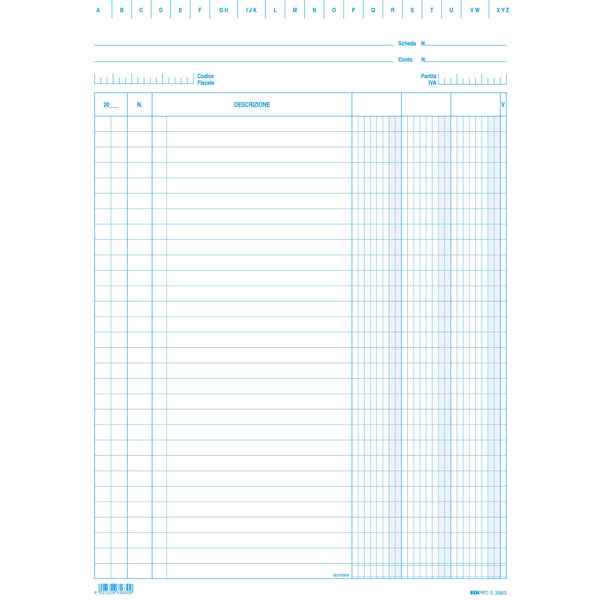 Schede - 2 colonne - 21 x 15 cm verticale - Edipro - conf. 100 pezzi