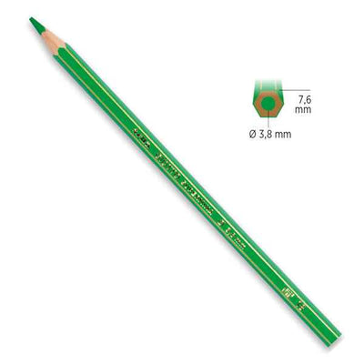 Pastello Supermina - mina 3,8 mm - colori assortiti - Giotto - astuccio in metallo 12 pezzi
