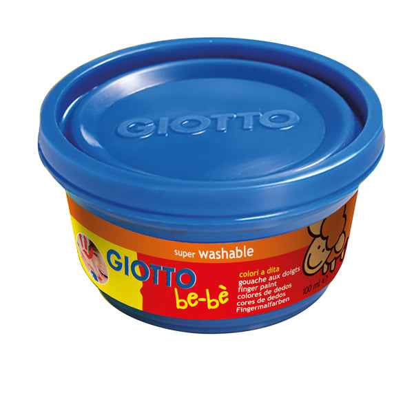 Supercolori a dita - 100 ml  - rosso, blu, giallo - Giotto - conf. 3 pezzi