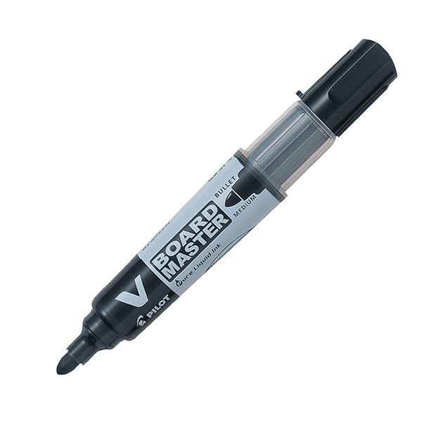 Marcatore per lavagne v board master - nero -  p.tonda 6mm - begreen - Pilot