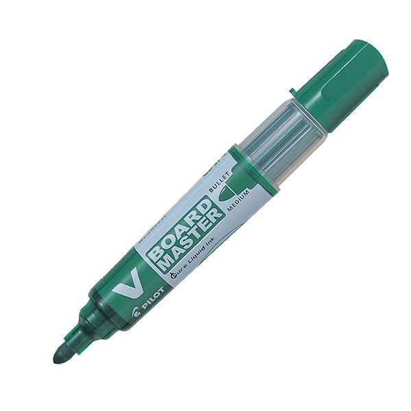 Marcatore per lavagne v board master - verde - p.tonda 6mm - begreen - Pilot