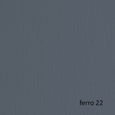 Cartoncino Elle Erre - 50 x 70 cm - 220 gr - ferro 122 - Fabriano - blister 20 fogli