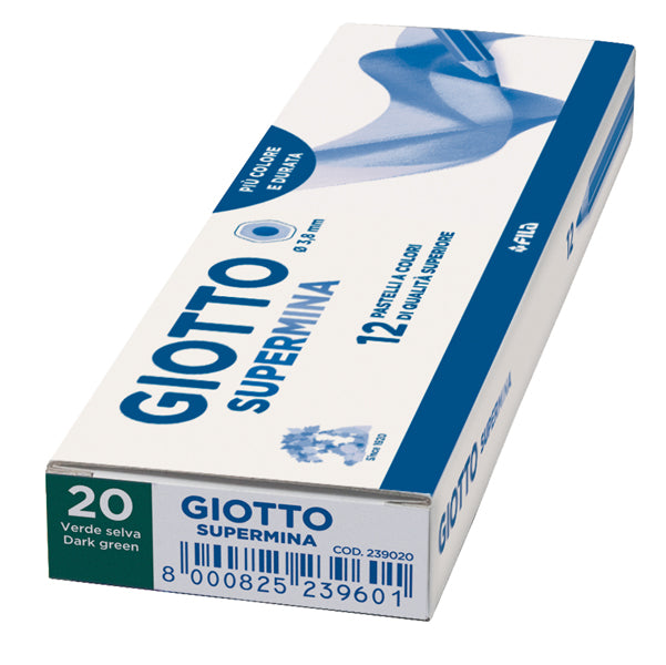 Pastello Supermina - mina 3,8 mm - verde salvia 20 - Giotto