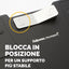 Poggiapiedi regolabile - con sistema antibatterico Microban - Fellowes