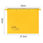 Cartella sospesa Joker - cassetto - interasse 33 cm - fondo V - 31,3 x 25 cm - giallo - Bertesi