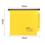 Cartella sospesa Joker - armadio - interasse 33 cm - fondo V - 33 x 28 cm - giallo - Bertesi