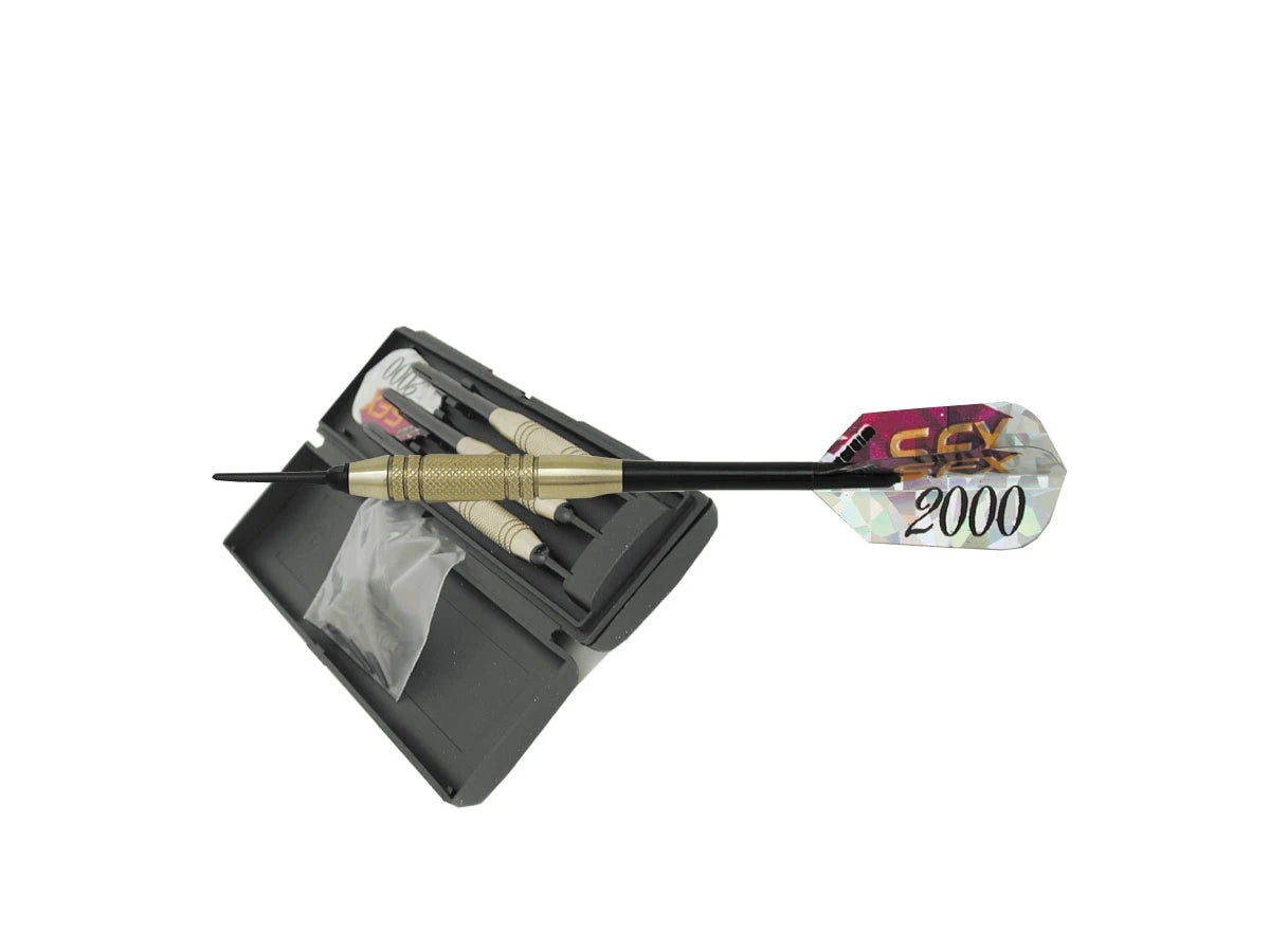 Winmau SOFTIP SFX2000 DARTS Tris Freccette Nickel Silver