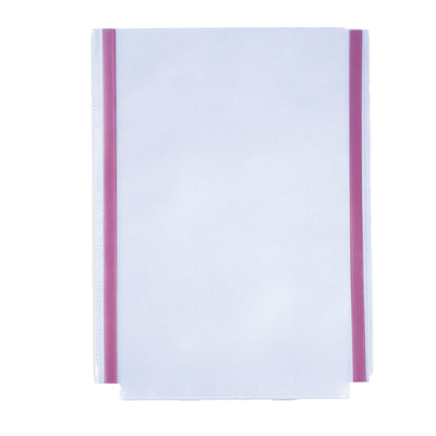 Tasche GS adesive con soffietto - PVC - 22 x 30 cm - trasparente - Sei Rota - conf. 10 pezzi