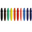 Pastelli cera super - lunghezza 7,5mm con Ø 11mm - colori assortiti - Giotto - astuccio 10 superpastelloni