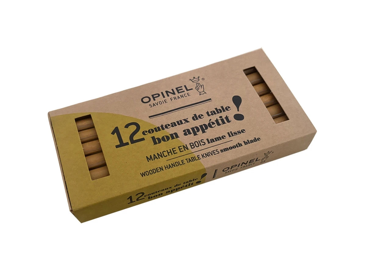 Opinel BON-APPÉTIT N°125 Box 12 TAVOLA "BRIQUE" (003264)