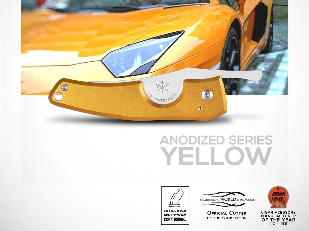 Les Fines Lames TAGLIASIGARI LE PETIT ANODIZED YELLOW
