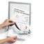 Cornice magnetica Duraframe - A5 - 15 x 21 cm - silver - Durable